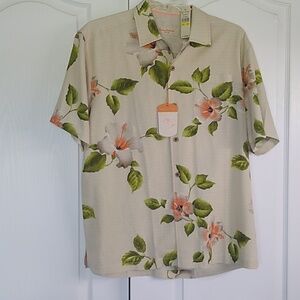 NWT Tommy Bahama Men's Hawaiian Shirt Sz M